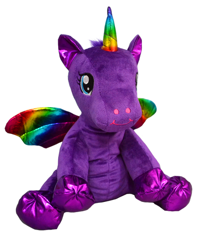 "Luna" the Purple Winged Unicorn (16")