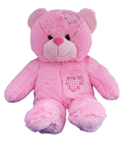 "Pink Patches" Bear (8")