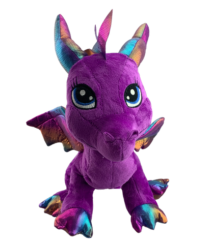 "Friendly" the Purple Dragon (16")